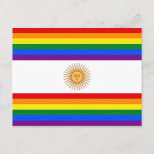 LGBT Argentinien Postkarte