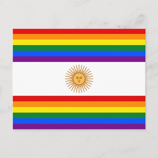 LGBT Argentinien Postkarte (Vorderseite)