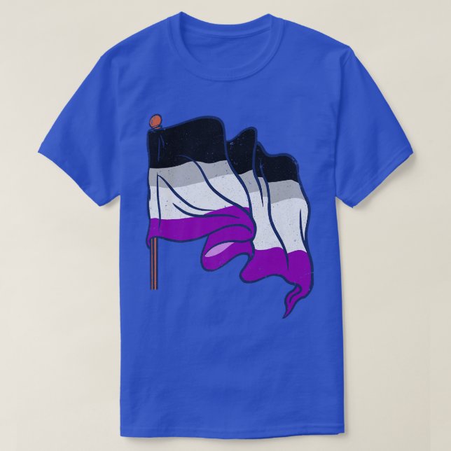 LGBT Aseuality Flag Ace Pride Human Rights Proud A T-Shirt (Design vorne)