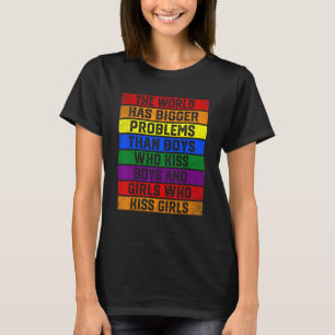 LGBT auf der Welt zu unterstützen hat größere Prob T-Shirt