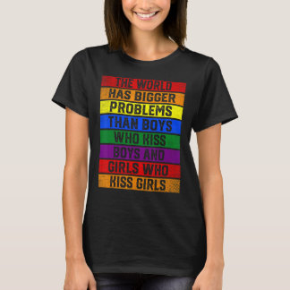 LGBT auf der Welt zu unterstützen hat größere Prob T-Shirt