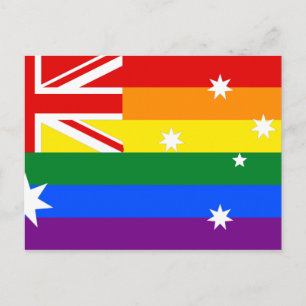 LGBT Australien Postkarte