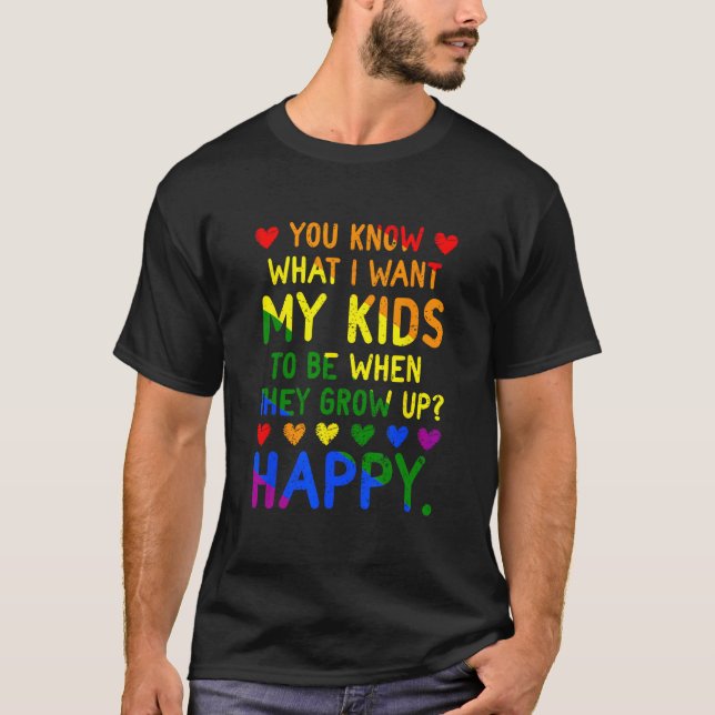 LGBT Awareness Parters Mama Vater Gay Les Trans Pr T-Shirt (Vorderseite)