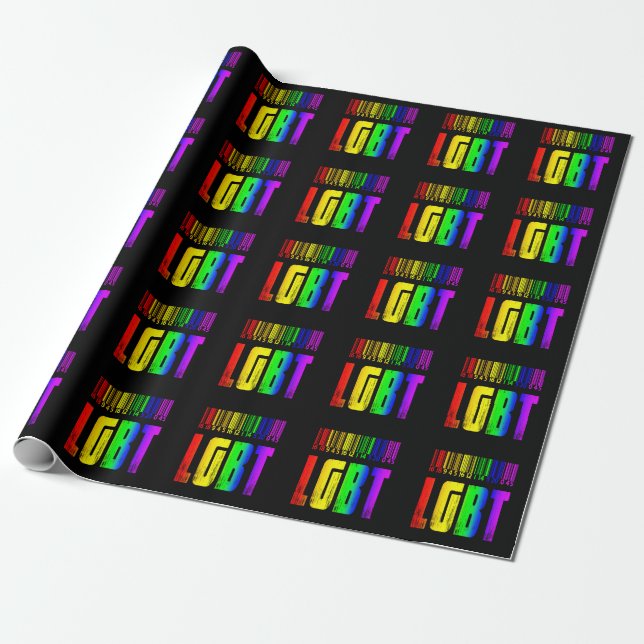 LGBT Barcode - LGBTQ Pride  Geschenkpapier (Ungerollt)