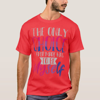LGBT Bi Pride Proud Biseual Biseuality Flag Gift B T-Shirt