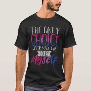 LGBT Bi Pride Proud Bisexuelle Bisexualität Flag  T-Shirt