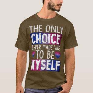LGBT Bi Stolz Stolz Bisexuell Bisexualität Flagge T-Shirt