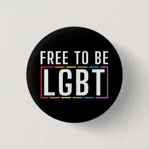 LGBT Bisexueller lesbischer Gay Pride Button