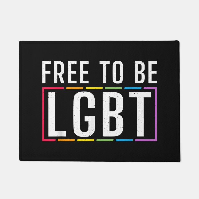 LGBT Bisexueller lesbischer Gay Pride Fußmatte (Vorderseite)