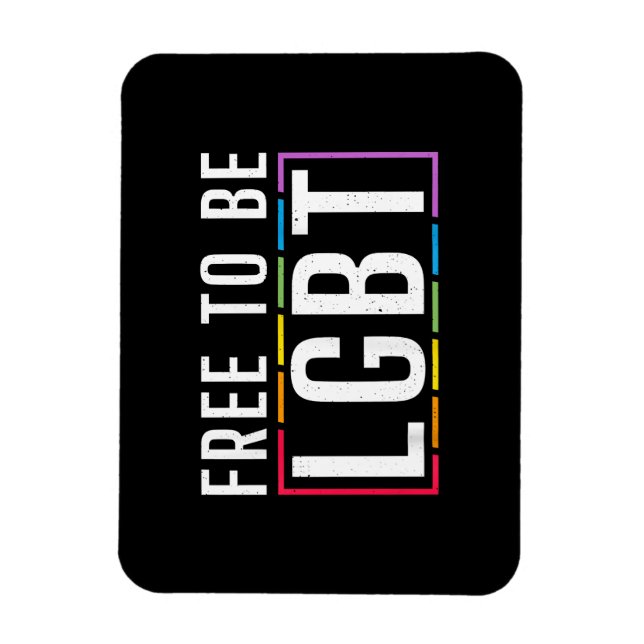 LGBT Bisexueller lesbischer Gay Pride Magnet (Vertikal)