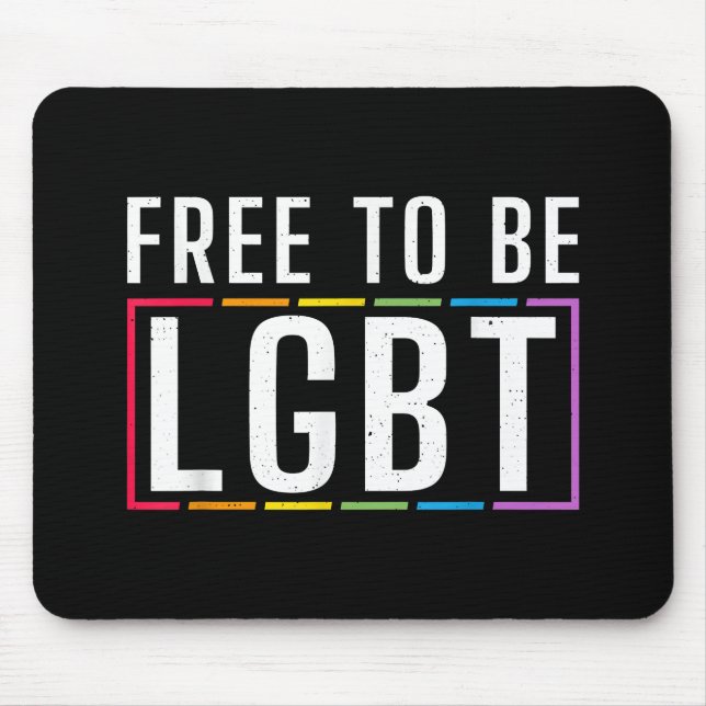 LGBT Bisexueller lesbischer Gay Pride Mousepad (Vorne)
