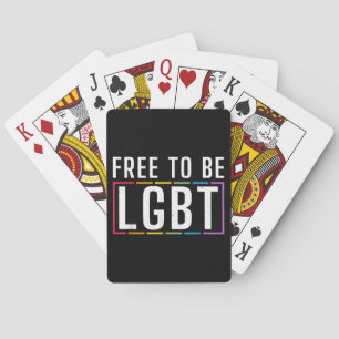 LGBT Bisexueller lesbischer Gay Pride Spielkarten