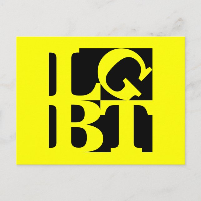 LGBT Black Pop Postkarte (Vorderseite)