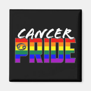 LGBT Cancer Pride Flag Zodiac-Zeichen Magnet