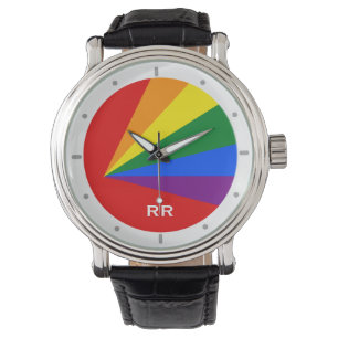 LGBT Color Rainbow Gay Pride Armbanduhr
