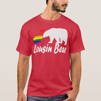 LGBt Cousin Bear Gay Pride Gleichberechtigung Rech T-Shirt
