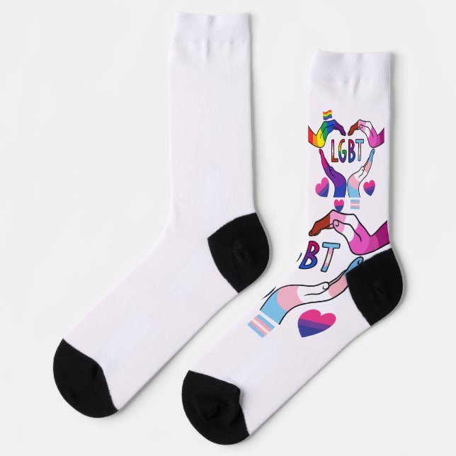 LGBT-Crew-Socken Socken (Linkes Detail)