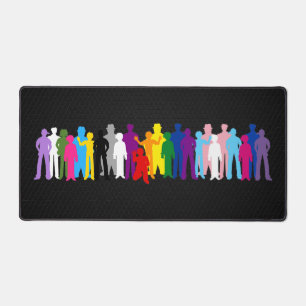 LGBT, die wir von den Menschen entworfen haben Schreibtischunterlage