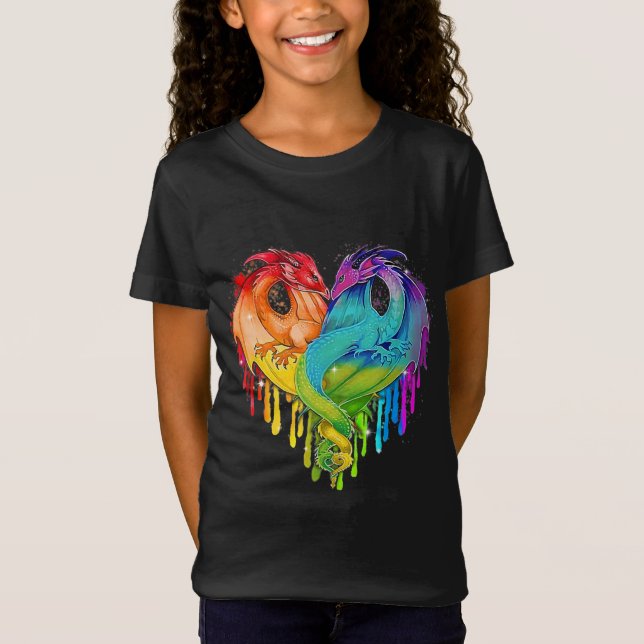 LGBT Dragon T-Shirt (Vorderseite)
