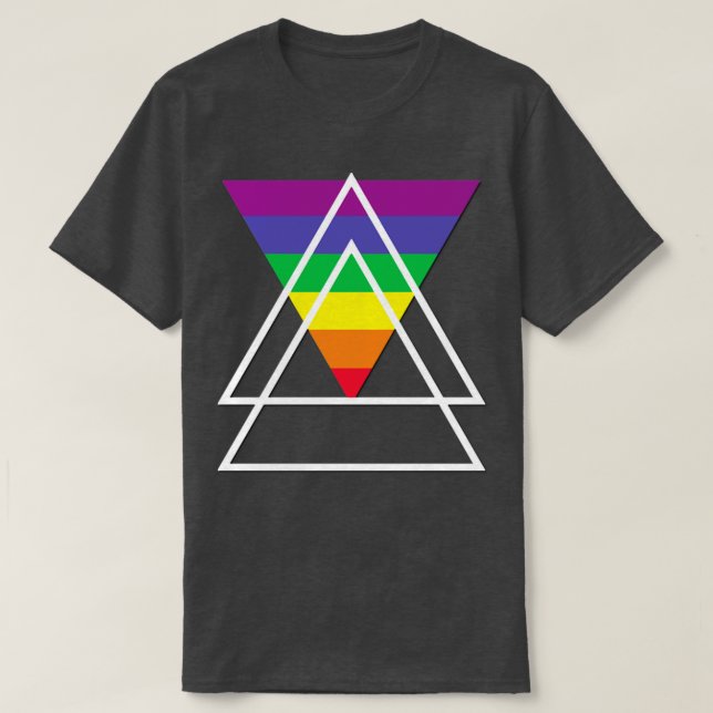 LGBT-Dreieck T-Shirt (Design vorne)