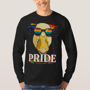 Lgbt Duck Gay Pride Lgbtq Rainbow Flag Sonnenbrill T-Shirt