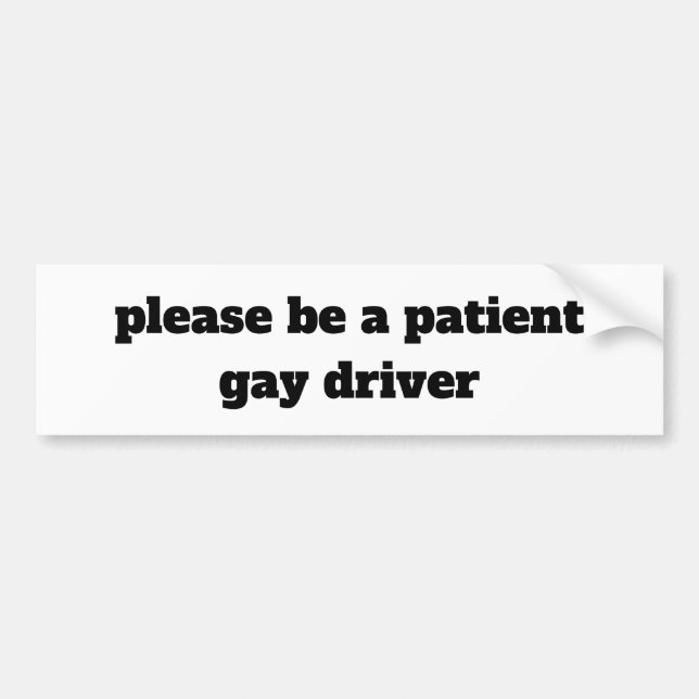 LGBT-Fahrer-Aufkleber Autoaufkleber (Vorne)
