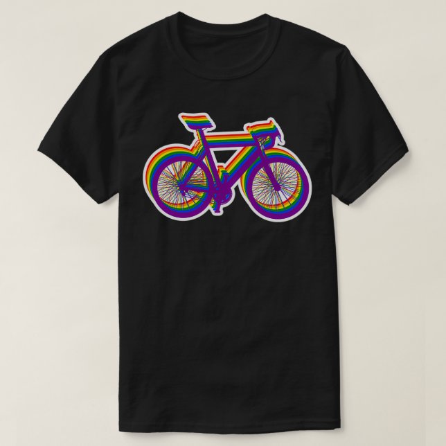 LGBT-Fahrrad T-Shirt (Design vorne)