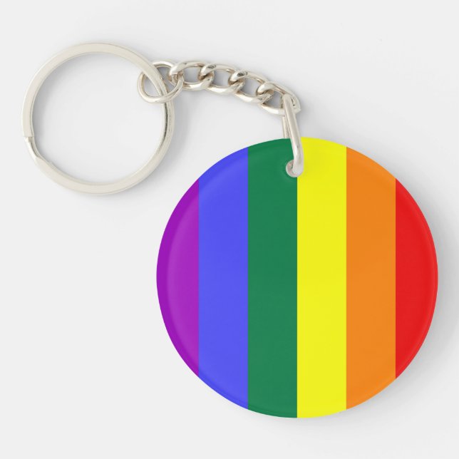 LGBT-Farben Schlüsselanhänger (Vorderseite)
