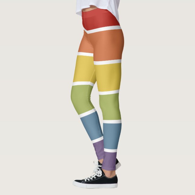 LGBT-Farbrücklauf Leggings (Links)