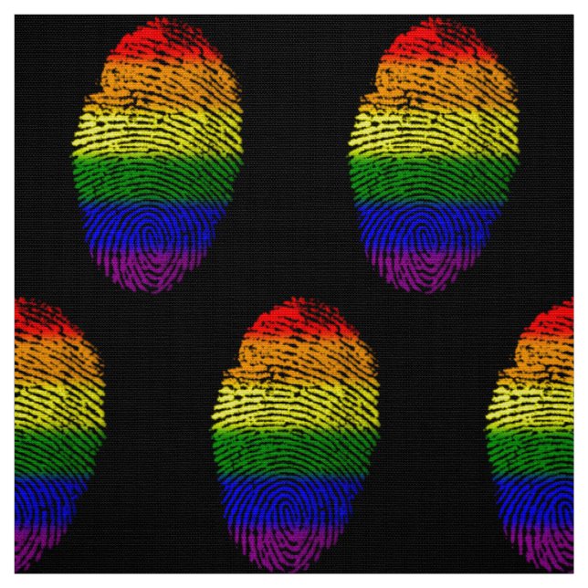 LGBT Fingerabdruck Stoff (Muster)