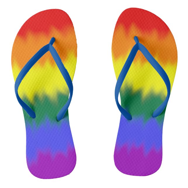 LGBT+-Flag-Flip-Flops Flip Flops (Fußbett)