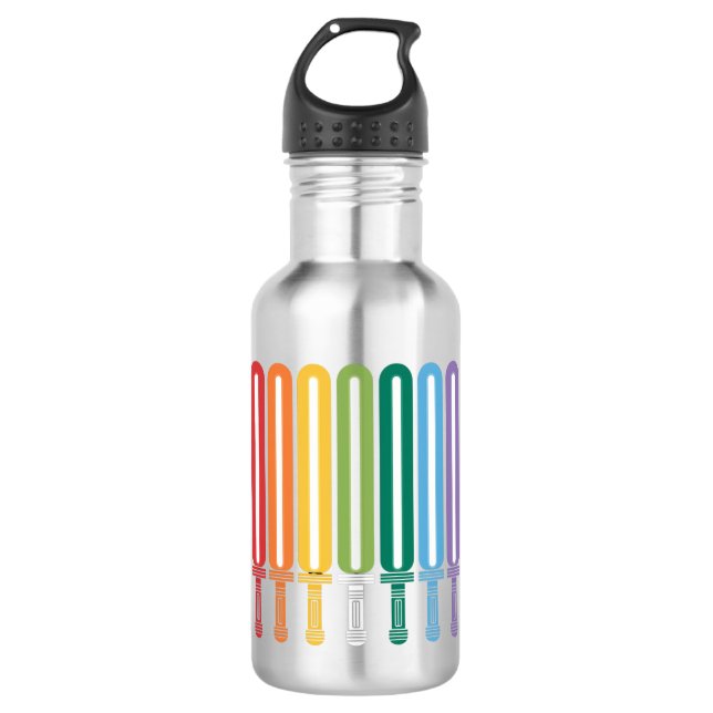 LGBT Flag Gay Pride Edelstahlflasche (Vorderseite)