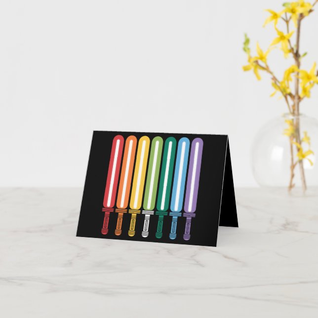 LGBT Flag Gay Pride Karte (Gelbe Blume)