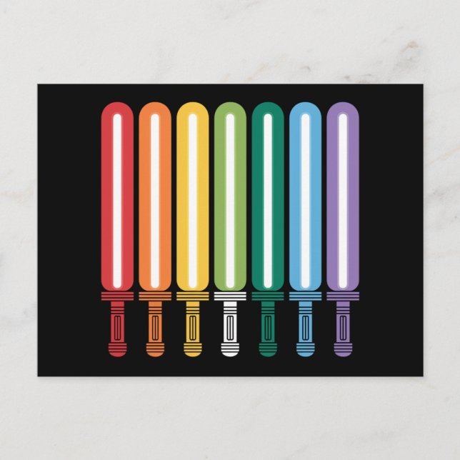 LGBT Flag Gay Pride Postkarte (Vorderseite)