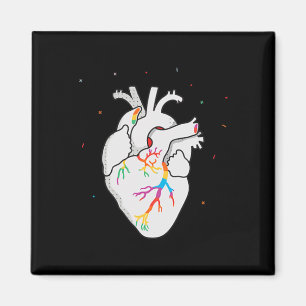 LGbt Flag Heartbeat Gay Lesbian Residence Men G Magnet