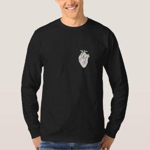 LGbt Flag Heartbeat Gay Lesbian Residence Men Wome T-Shirt