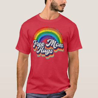 LGBT-Flag LGBT-Flag LGBT-Preis für gratis Mama Hug T-Shirt