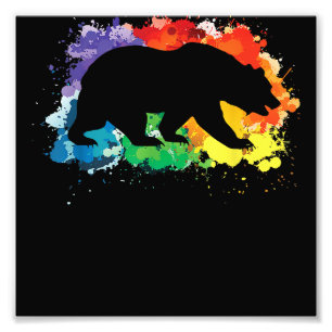 LGBT Flag Regenbogen Prix Happy Valentines Day Fotodruck