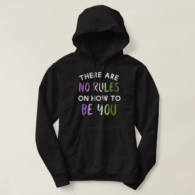 LGBT Flag Sounds Gay I in Hoodie (Design vorne)