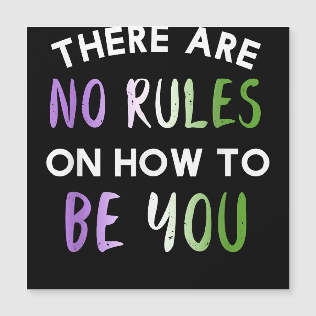 LGBT Flag Sounds Gay I in Magnetkarte (Vorderseite)