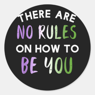 LGBT Flag Sounds Gay I in Runder Aufkleber