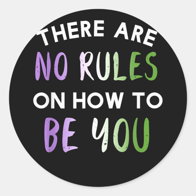 LGBT Flag Sounds Gay I in Runder Aufkleber (Vorderseite)