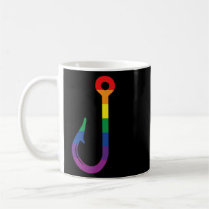 Lgbt-Flagge Angelhaken Schwuler Angler Queer Pride Kaffeetasse