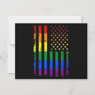 LGBT-Flagge Gay Pride Monat Transgender Save The Date