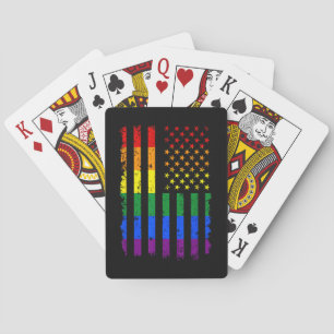 LGBT-Flagge Gay Pride Monat Transgender Spielkarten