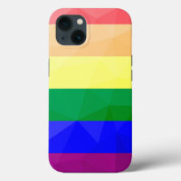 LGBT-Flagge Regenbogenlinien geometrisches Maschen