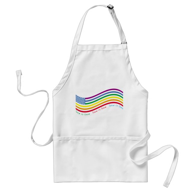 LGBT-Flagge Schürze (Vorne)