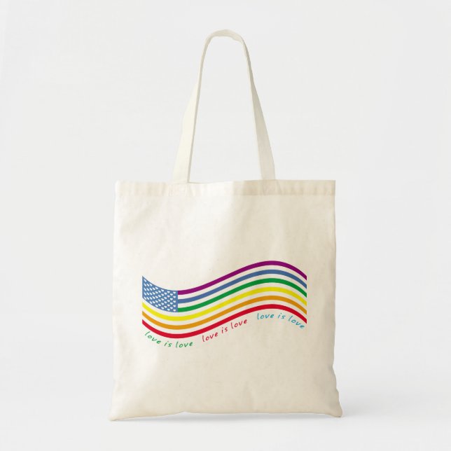 LGBT-Flagge Tragetasche (Vorne)
