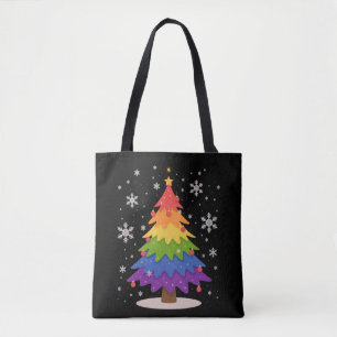LGBT-Flagge Weihnachtsbaum Frohe Weihnachten Gay P
