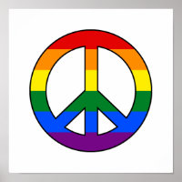 LGBT-Flaggen-Plakat